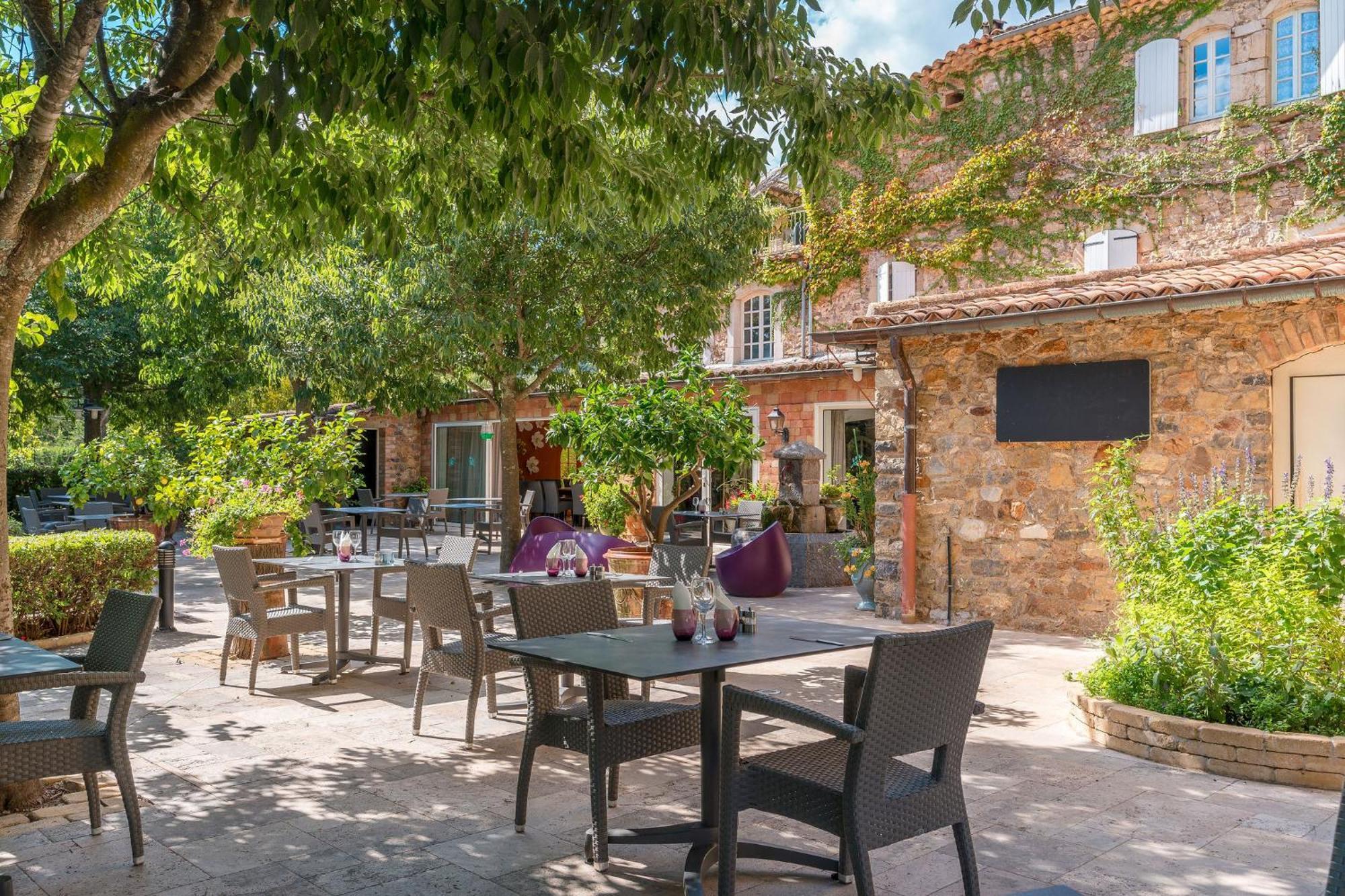 Logis Hôtel Restaurant Le Pradinas Anduze Exterior foto