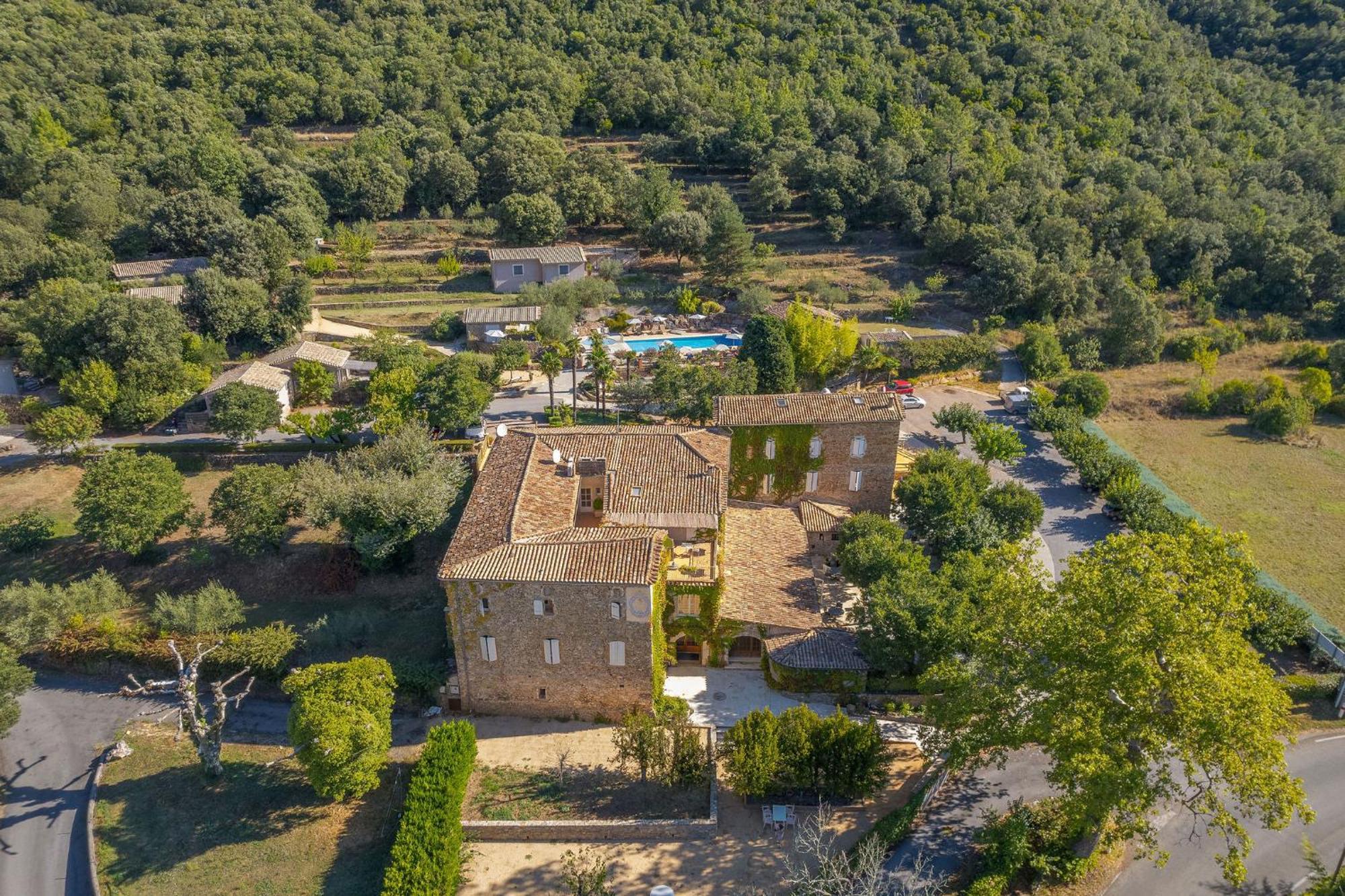 Logis Hôtel Restaurant Le Pradinas Anduze Exterior foto